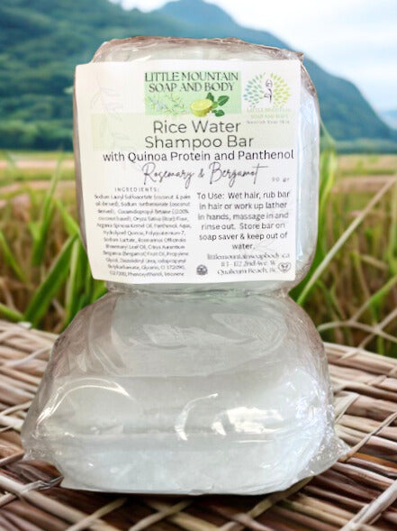Rice Water Shampoo Bars-Hand Pressed