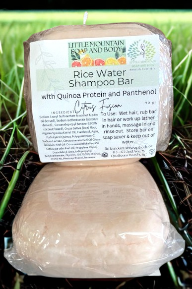 Rice Water Shampoo Bars-Hand Pressed