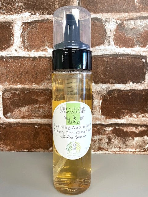 Foaming Facial Cleanser-Apple and Green Tea