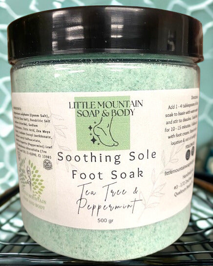 Soothing Sole Foot Soak - Tea Tree & Peppermint