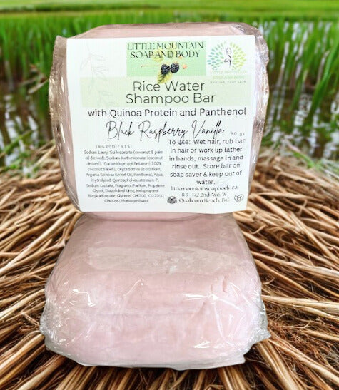 Rice Water Shampoo Bars-Hand Pressed