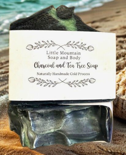 Bar Soap - Charcoal & Clay with Tea Tree Oil
