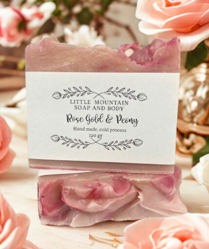 Bar Soap - Rose Gold & Peony