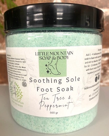 Soothing Sole Foot Soak - Tea Tree & Peppermint