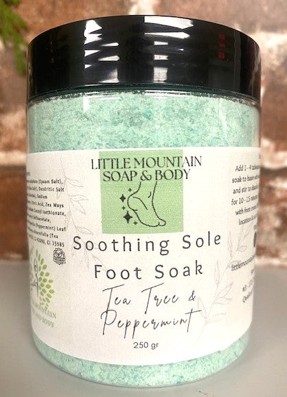 Soothing Sole Foot Soak - Tea Tree & Peppermint